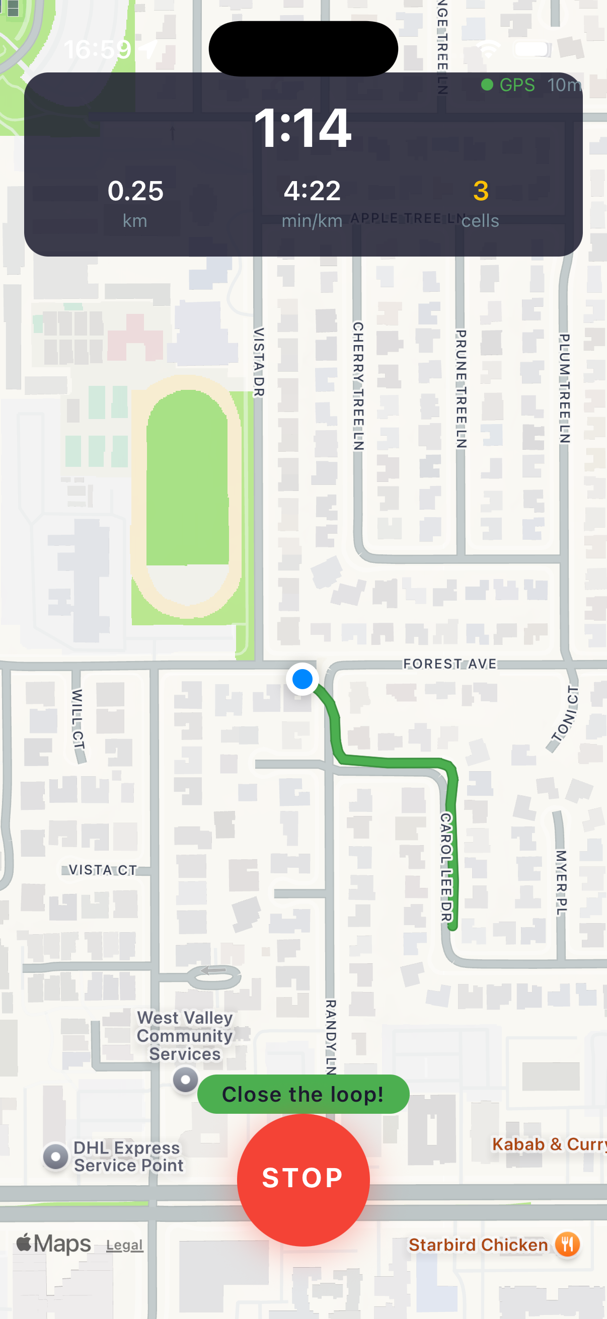 Cierra el bucle en carrera